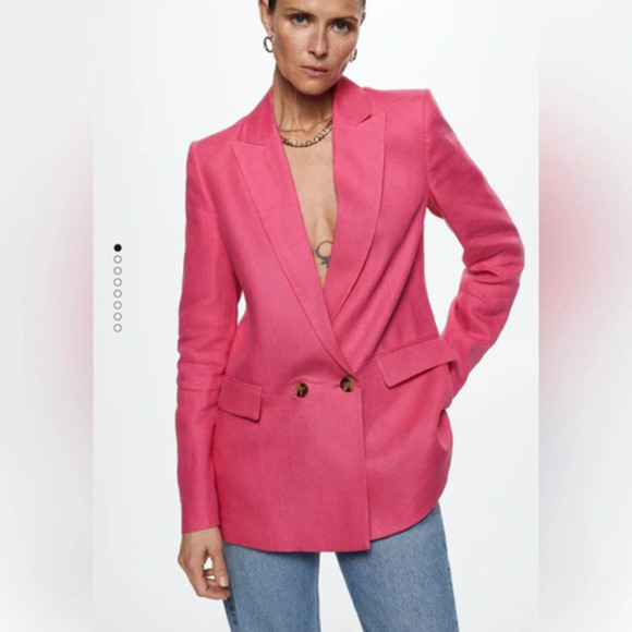 Mango Jackets & Blazers - New Mango Pink Blazer